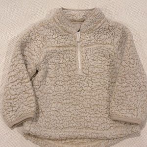 Wonder Nation Toddler Sherpa Half-Zip Pull Over. 3T.